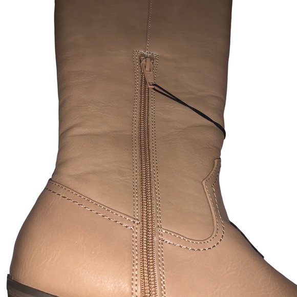 Universal Thread Size 7 Knee High Light Brown Boots - Picture 8 of 9